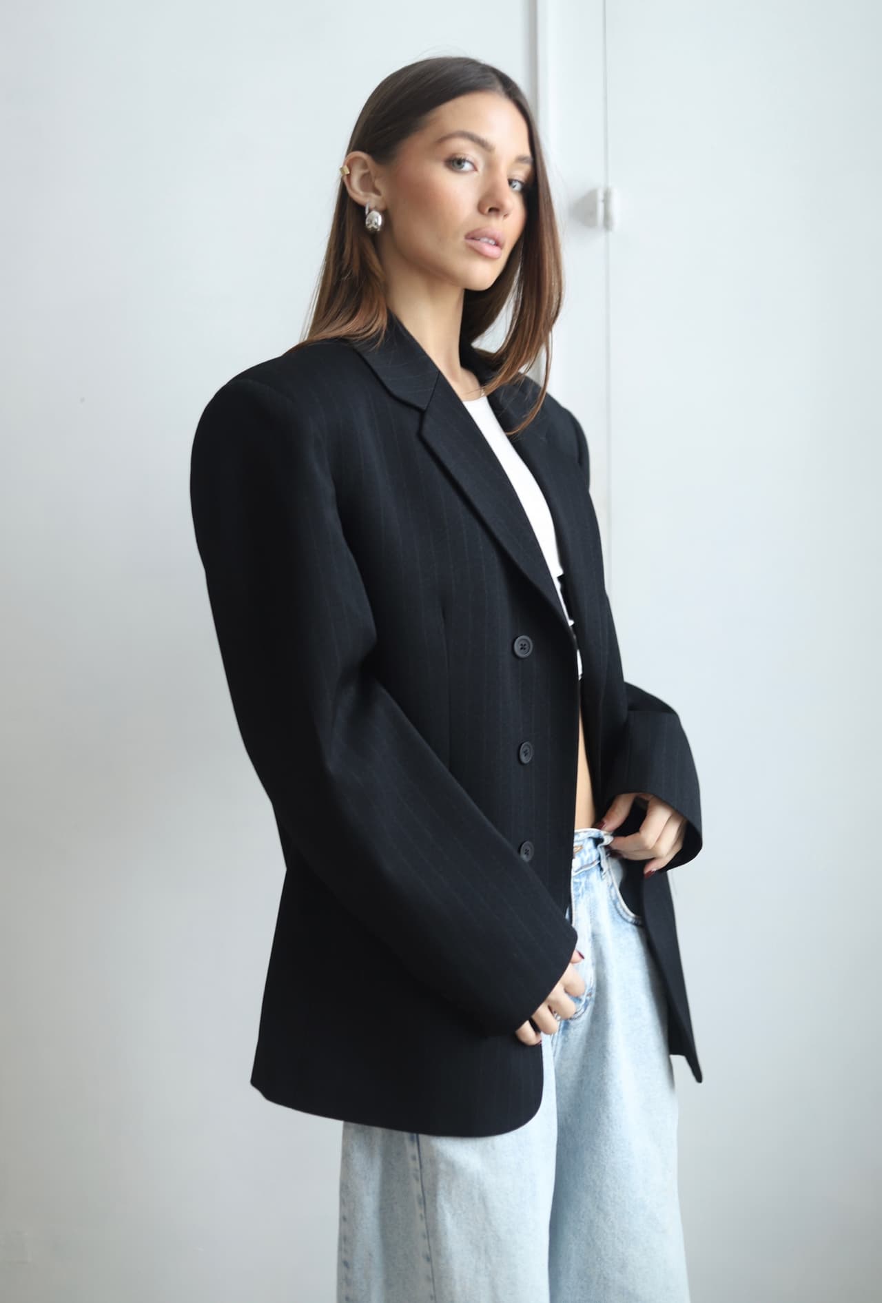 Wełniana marynarka XS-M