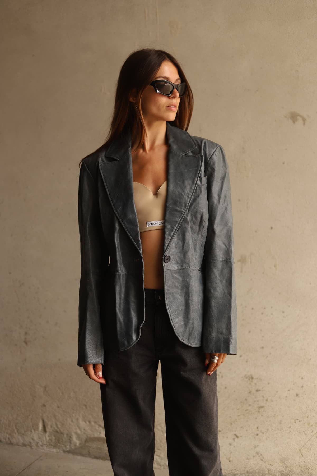 Marynarka cold graphite S/M