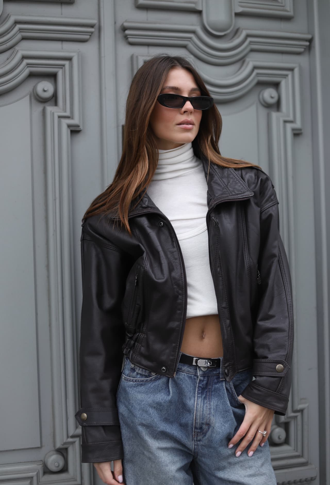 Kurtka dark chocolate S-M