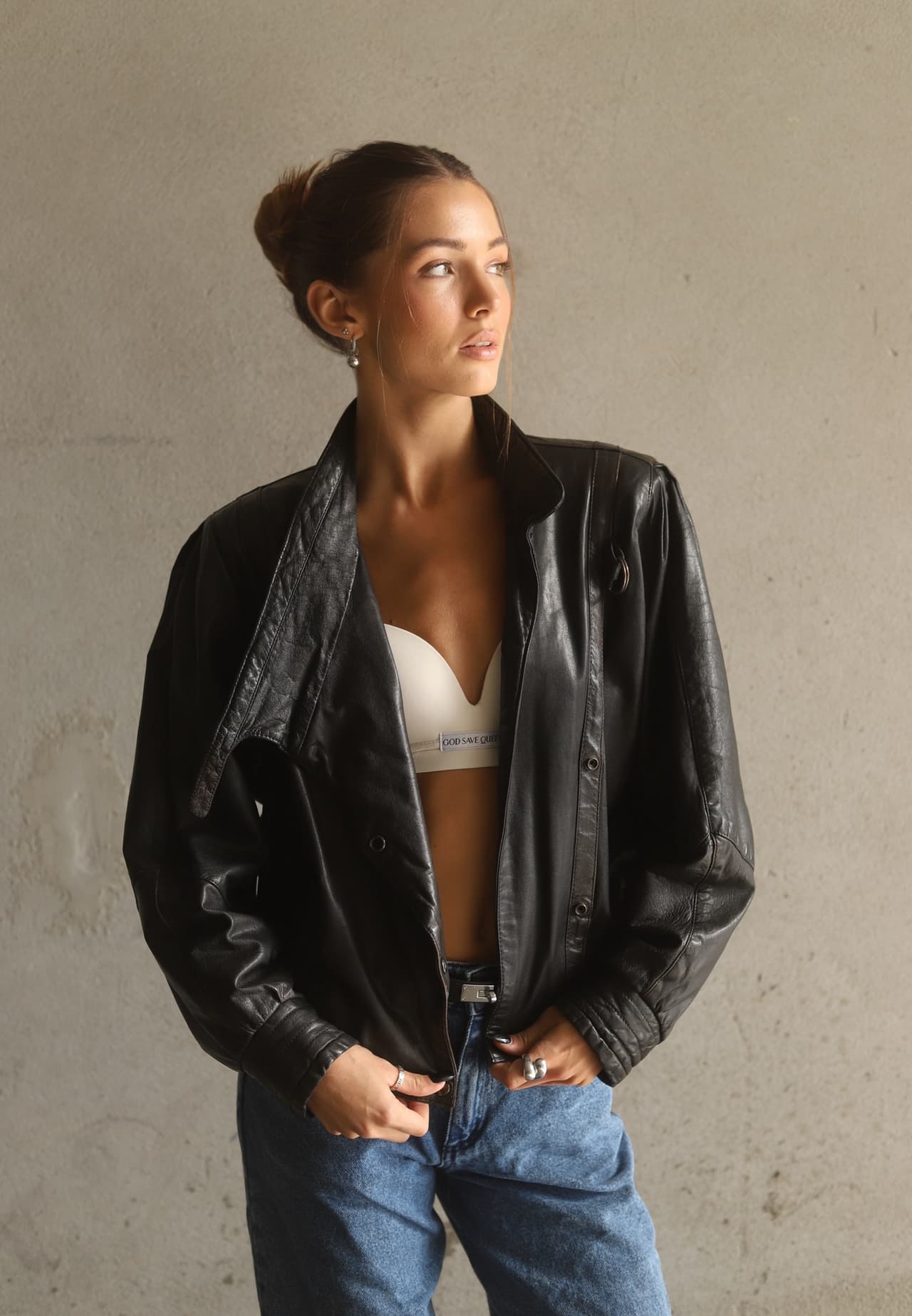 Kurtka skórzana XS-S