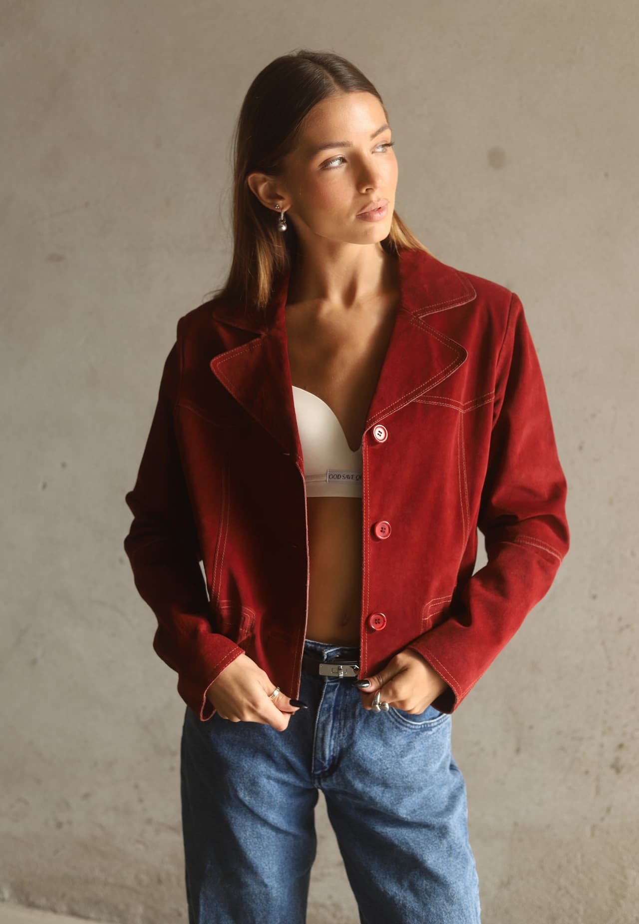 Kurteczka zamszowa XS-S