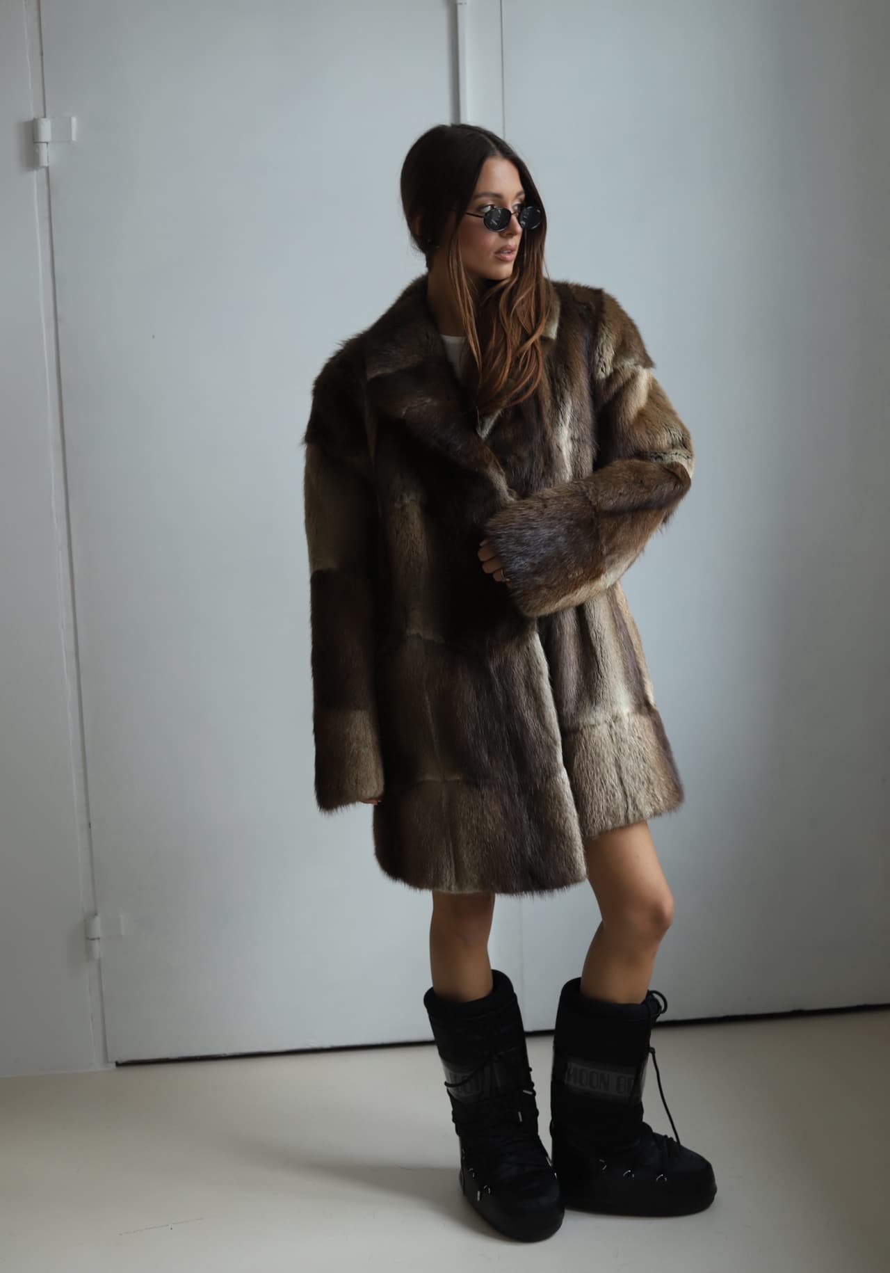 Futro z piżmaków M-XL